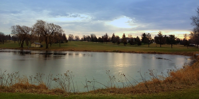 Evergreen in December - Playable Conditions With Ice on the Ponds